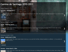 Tablet Screenshot of caminodesantiago2010-2011.blogspot.com