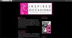 Desktop Screenshot of inspired-occasions.blogspot.com