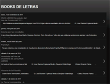 Tablet Screenshot of booksdeletras.blogspot.com