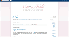 Desktop Screenshot of emma-katephotography.blogspot.com