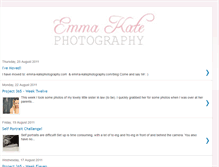 Tablet Screenshot of emma-katephotography.blogspot.com
