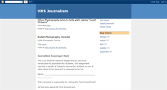 Desktop Screenshot of houstonhighschooljournalism.blogspot.com