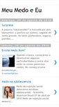 Mobile Screenshot of meumedoeeu.blogspot.com