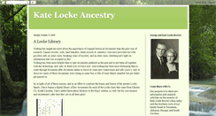 Desktop Screenshot of lockefamilyresearch.blogspot.com