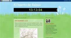 Desktop Screenshot of elhuertodebalsas.blogspot.com