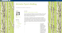 Desktop Screenshot of michelleflynnbioblog.blogspot.com