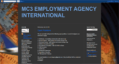 Desktop Screenshot of mc3agency.blogspot.com