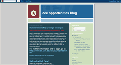 Desktop Screenshot of ceeopportunities.blogspot.com