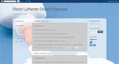 Desktop Screenshot of clpreschool.blogspot.com