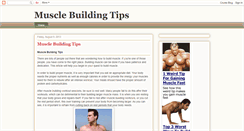 Desktop Screenshot of musclebuildingtipsmn.blogspot.com