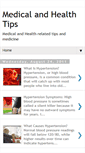 Mobile Screenshot of medicalstips.blogspot.com