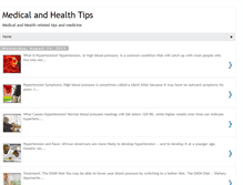 Tablet Screenshot of medicalstips.blogspot.com