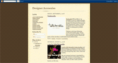 Desktop Screenshot of bluevelvetdesigneraccesories.blogspot.com