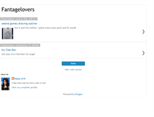 Tablet Screenshot of fantageloverz.blogspot.com