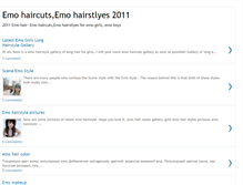Tablet Screenshot of emohaircutstyles.blogspot.com
