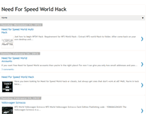 Tablet Screenshot of needforspeedworldhacked.blogspot.com