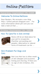 Mobile Screenshot of online-petstore.blogspot.com