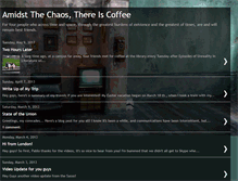 Tablet Screenshot of amidstthechaosthereiscoffee.blogspot.com