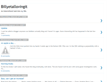 Tablet Screenshot of billyetallovingit.blogspot.com