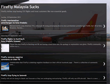 Tablet Screenshot of fireflymalaysia.blogspot.com