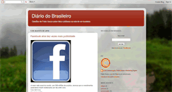 Desktop Screenshot of diariodobrasileiro.blogspot.com