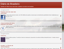 Tablet Screenshot of diariodobrasileiro.blogspot.com