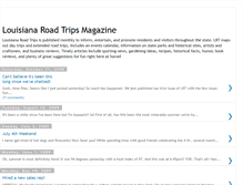 Tablet Screenshot of louisianaroadtrips.blogspot.com