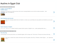 Tablet Screenshot of muslims-in-egypt.blogspot.com