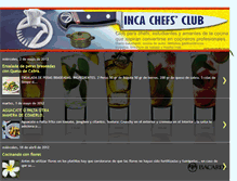 Tablet Screenshot of incachefsclub.blogspot.com