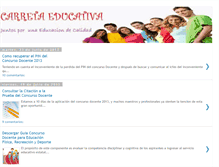 Tablet Screenshot of carretaeducativa.blogspot.com
