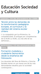 Mobile Screenshot of educacionsociedadcultura.blogspot.com