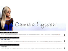Tablet Screenshot of camillalysdahl.blogspot.com