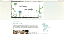 Desktop Screenshot of defining-beauty.blogspot.com