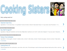 Tablet Screenshot of cookingsisters.blogspot.com