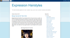 Desktop Screenshot of expressionhairstyles.blogspot.com