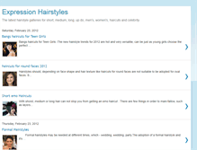 Tablet Screenshot of expressionhairstyles.blogspot.com