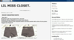 Desktop Screenshot of lil-miss-closet.blogspot.com
