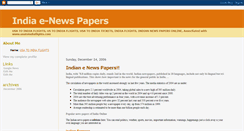 Desktop Screenshot of india-e-news.blogspot.com