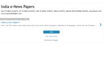 Tablet Screenshot of india-e-news.blogspot.com