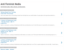 Tablet Screenshot of antifeministmedia.blogspot.com