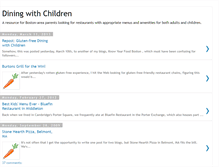 Tablet Screenshot of diningwithchildren.blogspot.com