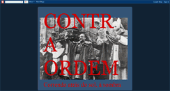 Desktop Screenshot of contraordem.blogspot.com