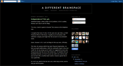 Desktop Screenshot of differentbrainspace.blogspot.com