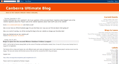 Desktop Screenshot of canberraultimate.blogspot.com