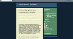Desktop Screenshot of forenseinformatico.blogspot.com