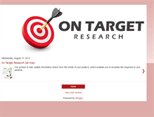 Tablet Screenshot of ontargetresearch.blogspot.com