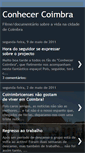 Mobile Screenshot of conhecercoimbra.blogspot.com