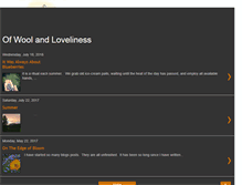 Tablet Screenshot of ofwoolandloveliness.blogspot.com