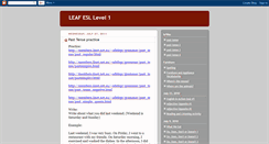 Desktop Screenshot of leafesl1.blogspot.com