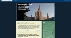 Desktop Screenshot of answeringthecritics.blogspot.com